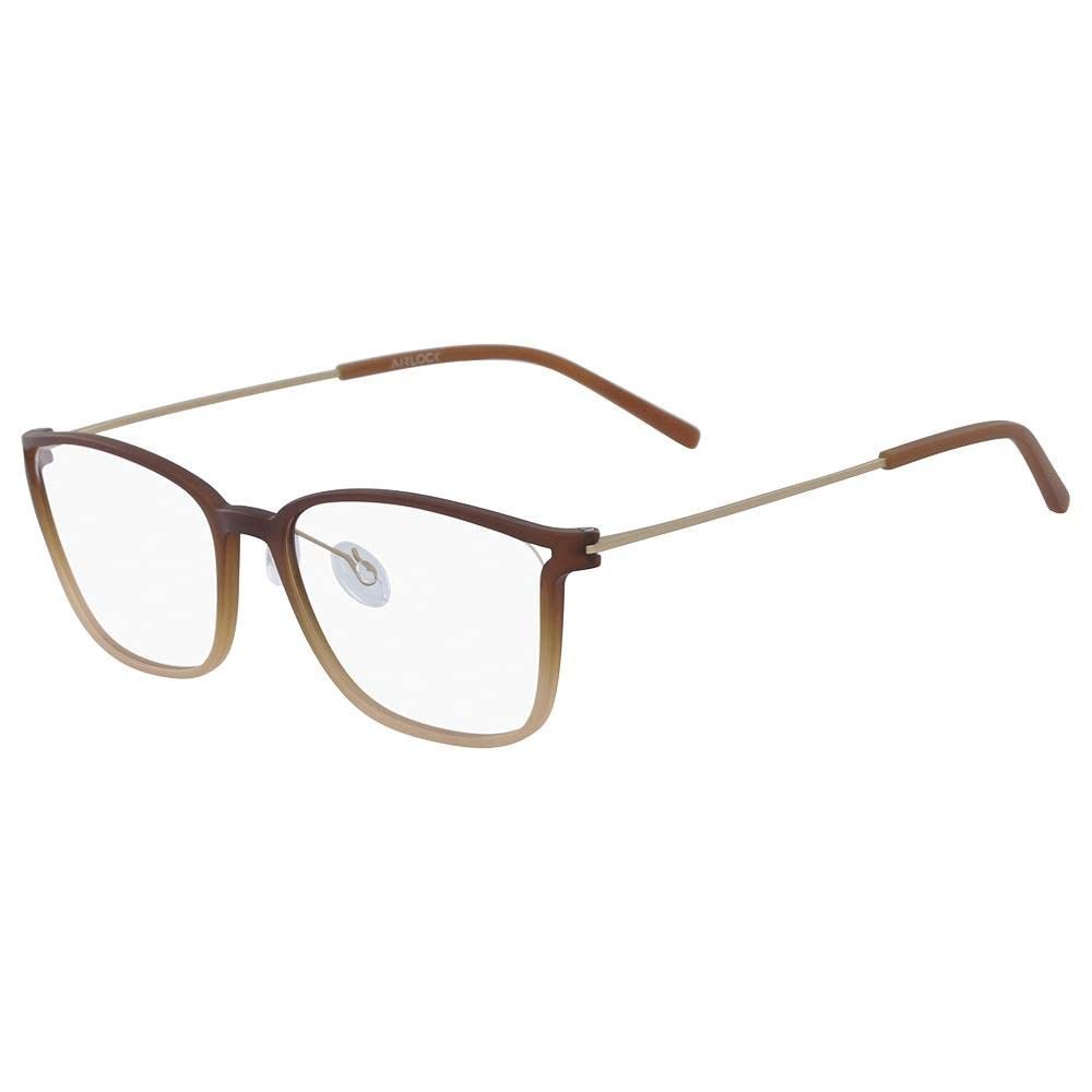 New AIRLOCK PURE 3001 216 Matte Brown Gradient Eyeglasses 53/16/140